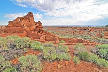 The Wupatki National Monument  - United States National Monument located in north-central Arizona. © robnaw