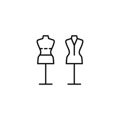 Dummy, fashion icon. Simple line, outline vector elements of tailor for ui and ux, website or mobile application