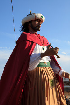 Sant Climent, Menorca / Spain - June 23, 2016: The parade &acute;Jaleo&acute; traditional festival in Sant Climent, Mao, Menorca, Balearic Islands, Spain