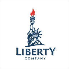 Attractive and Memorable Liberty Statue Graphic Symbol