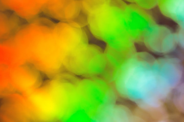 Abstract bokeh background. Defocused colorful lights.