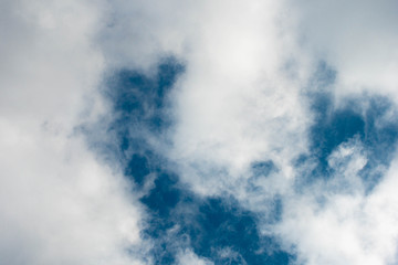 Natural background with cloudy sky
