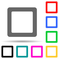 light switch multi color style icon. Simple thin line, outline vector of web icons for ui and ux, website or mobile application