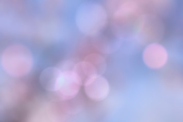 Purple and blue elegant abstract background with bokeh lights.