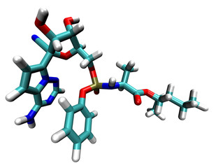 3D structure of antiviral Remdesivir active against the COVID-19 coronavirus