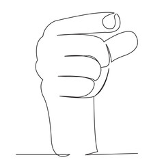 sign language letter G