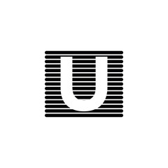 UU U logo icon design template