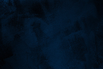 Elegant navy blue colored dark Concrete textured cool grunge abstract background with roughness and...