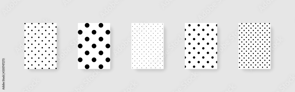 Poster dots background. template mockups dots background. polka style. cover for design. abstract backgroun