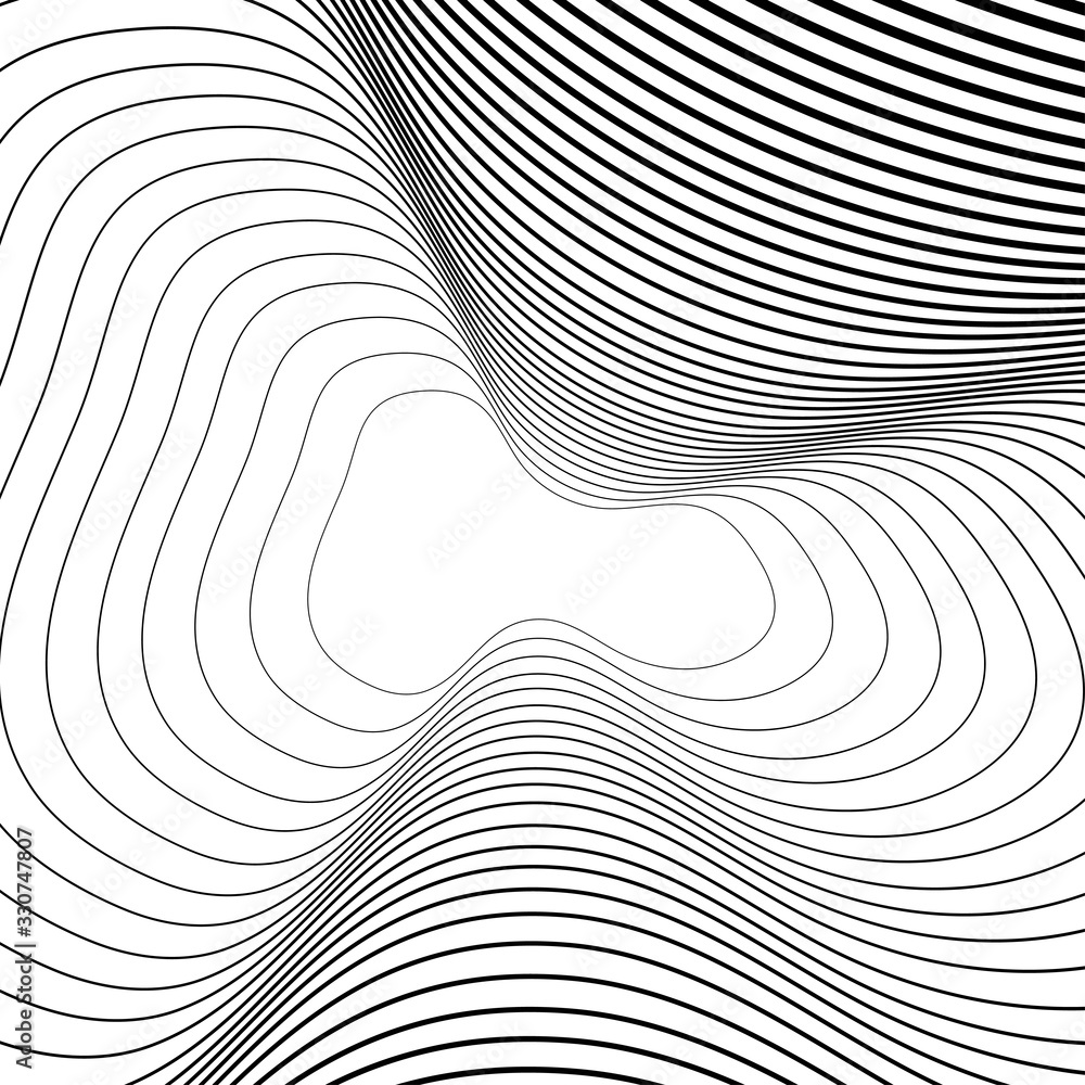 Poster abstract lines background. spiral lines background. abstract geometric backdrop. modern simple flat 