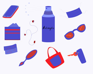 The most important things that need to be treated with an antiseptic