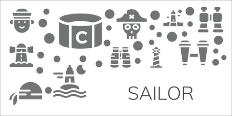 sailor icon set