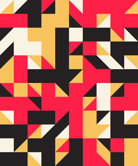 Minimal Vector Geometric Pattern design