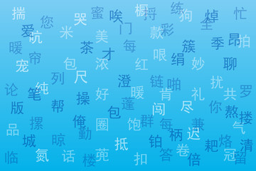 Obraz premium 中国語 中文 language Chinese 中国 イメージ