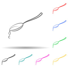 Drop, olive, oil multi color set icon. Simple thin line, outline vector of oliver icons for ui and ux, website or mobile application