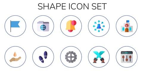 shape icon set