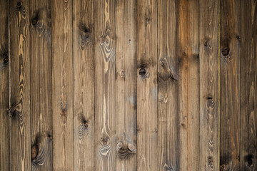 close up of wall made of wooden planks. Wood background. Copy space 