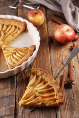 homemade gourmet apple pie