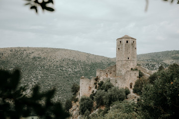Fototapeta na wymiar Pocitel Castle in Bosnia and Herzegovina