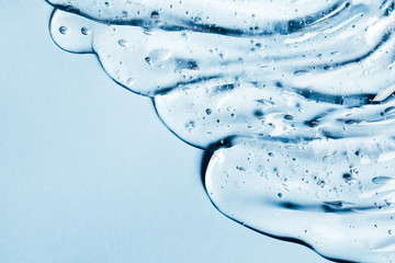 Antibacterial gel background. Virus protection or cosmetics concept.