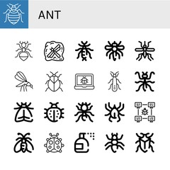 ant simple icons set