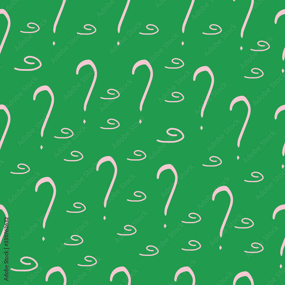 Poster question mark vector seamless pattern. hand drawn sketch. faq button. asking questions. ask for help