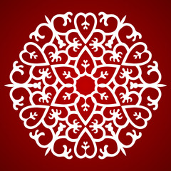 Vector Caucasian ornament sample