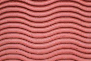 Texture Facade wave tile. Red color