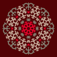 Caucasian ornament symbol