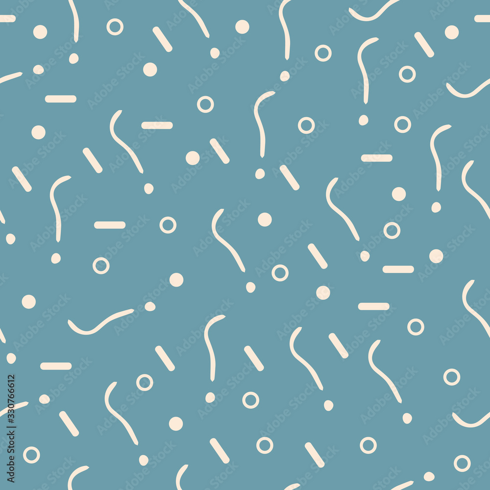 Poster exclamation mark seamless pattern. hand drawn vector elements.vector sketch question marks backgroun