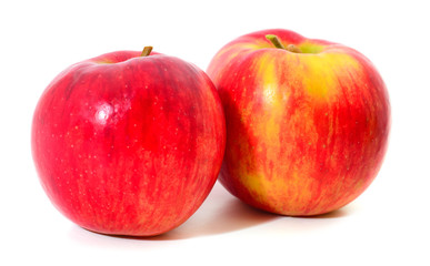  Fresh red apples.