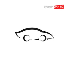 Car Icon Logo Design Vector