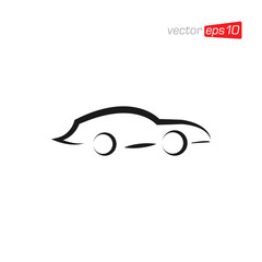 Car Icon Logo Design Vector