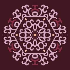 Caucasian ornament symbol