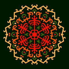 Caucasian ornament symbol