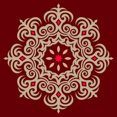 Caucasian ornament symbol
