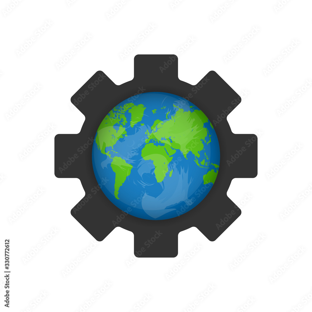 Poster planet setting logo design inspirations, astronomy logo design vector on white background. realistic