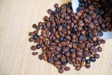 café en grano fondo