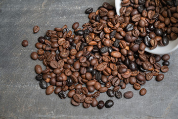 caf&eacute; en grano torrefacto