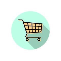 flat icons for Shopping cart,vector illustrations