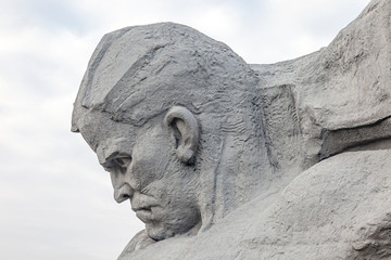 Brest Fortress. Sculptural composition Courage Monument. Republic of Belarus