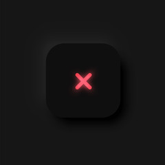Obraz premium Very high detailed black user interface button for websites and mobile apps, vector illustration