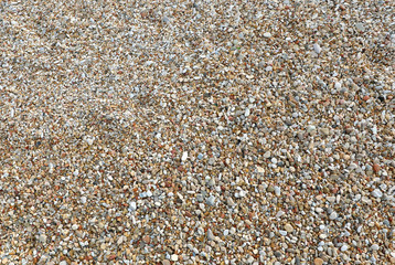 background of small pebbles