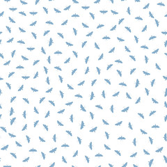 Fototapeta na wymiar Ditsy butterfly seamless vector pattern background. Day flying moth illustration.Scottish coastal insect repeat blue white backdrop. All over print for Scotland summer, wildlife, conservation concept.