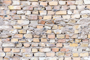 Old Bricks Wall Background With Copy Space