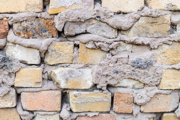 Old Bricks Wall Background With Copy Space