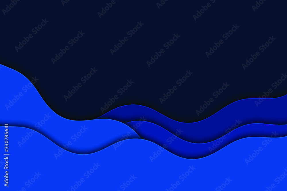 Aufkleber abstract vector illustration with waves. curve lines.