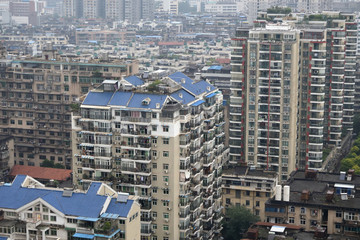 City view of Wuhan, China