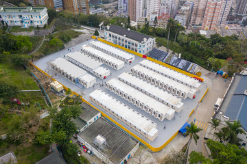 Lei Yue Mun Park and Holiday Village is turned into  quarantine camp.
