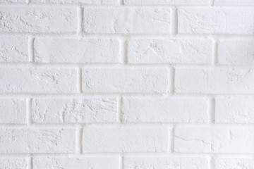 Obraz premium nowoczesny biały ceglany mur tekstura tło, z bliska